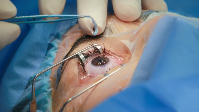 Open Eye surgery